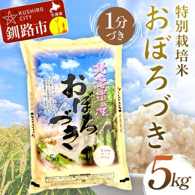 【令和7年産 】 【新米】 特別栽培米おぼろづき 5kg 1分づき F4F-9805