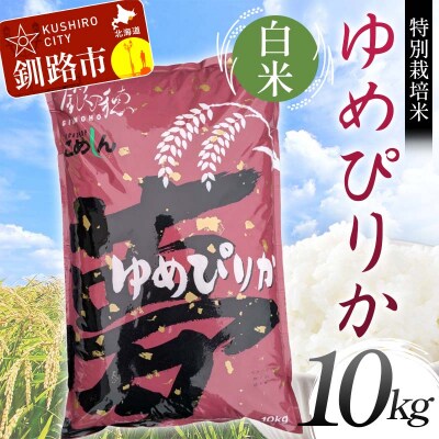 【令和7年産】【新米】特別栽培米ゆめぴりか 10kg 白米 北海道産 米 F4F-9246