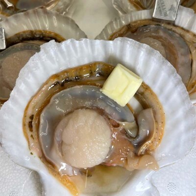 レンジで簡単 ホタテ片貝バター醤油 3個入 魚介類 海鮮 ホタテ 帆立 F4F-8232