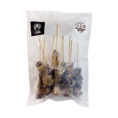 つぶ焼きセット(つぶ5個入り) つぶ串10本 セット 釧路名物ゲタ付き(紙製) F4F-8246