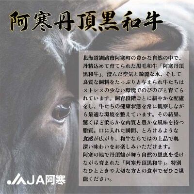 阿寒丹頂黒和牛 ハンバーグ100g×8 牛肉 ハンバーグ 国産 牛 肉 お肉 F4F-8290