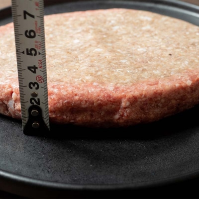 北海道産手作りおっきなジューシーハンバーグ 大きめお肉入り 400g ×4パック F4F-8543
