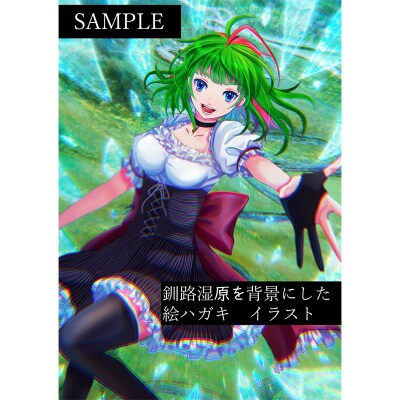 ★北海道釧路市在住イラストレーターの絵はがき制作講座★ 体験 アーティスト F4F-9162