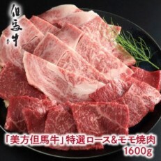【美方但馬牛】特選ロース&モモ 焼肉用 1600g 【A4ランク以上】 | ふるさと納税のお礼品