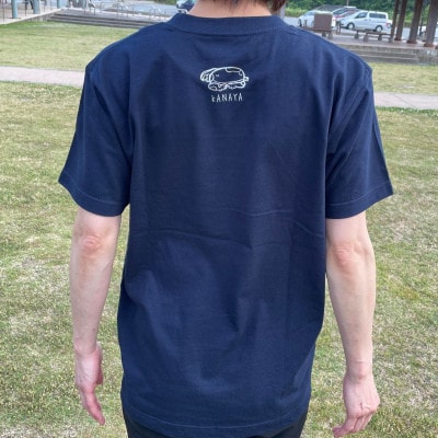 オオサンショウウオ Tシャツ(紺・Mサイズ)