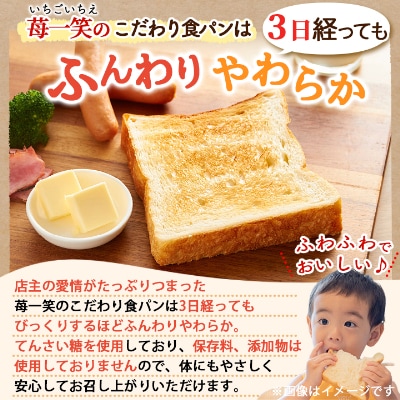 苺一笑の3日経っても「ふんわり やわらか」こだわり食パン1本(3斤分)