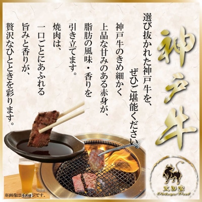 神戸牛(神戸ビーフ) 焼き肉用セット 計900g ASGY3 【2026年4月より順次発送】