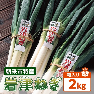 朝来市特産「岩津ねぎ」2kg(箱入り)
