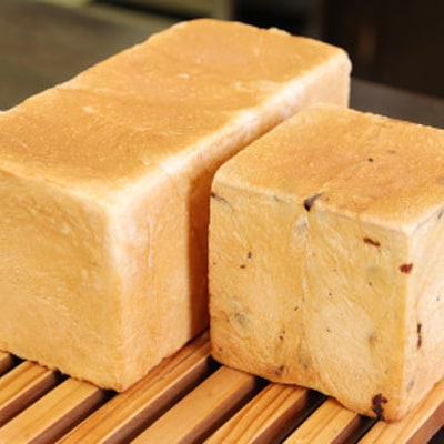 【1斤あたり6枚切り】ふんわりもっちり食パン2斤とたっぷりレーズン食パン1斤セット