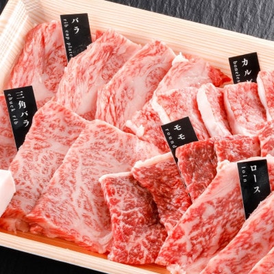 厳選 神戸牛焼肉食べ比べ5種盛【500g】タレ付(醤油タレ、味噌タレ)