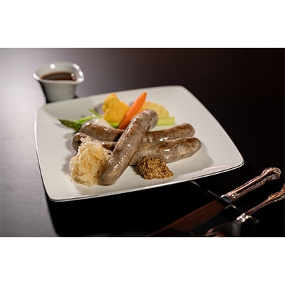 八鹿豚手作り プレミアム ホルモンソーセージ(和風ソース付き)