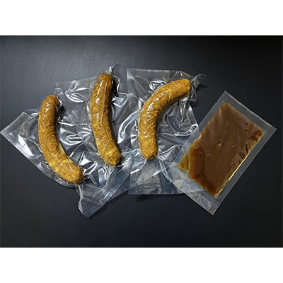 八鹿豚手作り プレミアム スモークソーセージ(和風ソース付き)