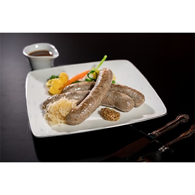 八鹿豚手作り プレミアム 粗挽きソーセージ(和風ソース付き)