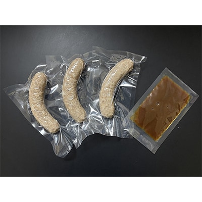 八鹿豚手作り プレミアム 粗挽きソーセージ(和風ソース付き)