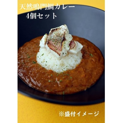 天然鳴門鯛カレー　4個セット【BA016】