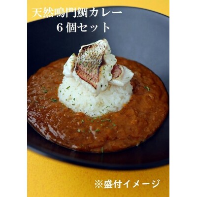 天然鳴門鯛カレー　6個セット【BA017】