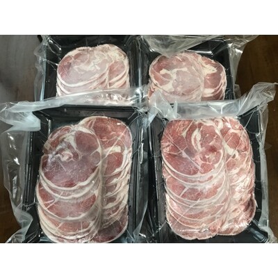 【道産子の伝統食材】ラム肉ロールスライス2,000g(500g×4p入り)