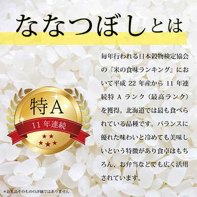 【先行受付】令和6年産  北海道産ななつぼし10kg(5kg×2袋) 【美唄市産】