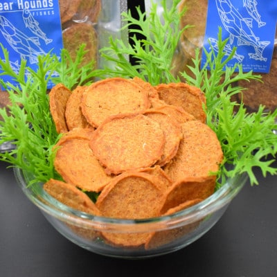 DearHoundsこだわりの愛犬愛猫おやつ　鮭コインチップジャーキー100g×2個　合計200g