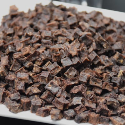 DearHoundsこだわりの愛犬愛猫おやつ 蝦夷鹿キューブジャーキー100g×2個　合計200g