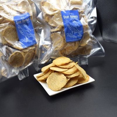 DearHoundsこだわりの愛犬愛猫おやつ【鱈】コインチップジャーキー200g×2個　合計400g