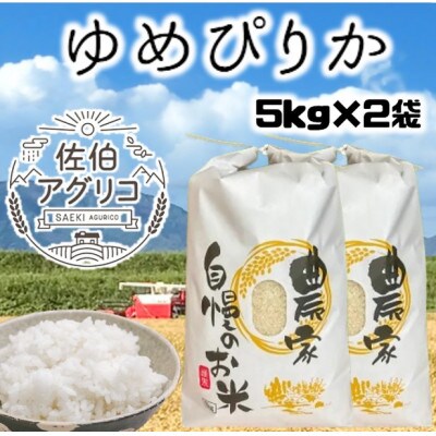 【先行受付】佐伯アグリコのゆめぴりか 5kg×2袋