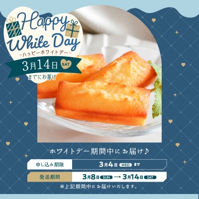 【ホワイトデーまでにお届け】フィナンシェ(16個入り)_H0030-005-WD