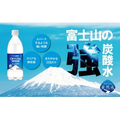【定期便12か月コース】富士山の強炭酸水500ml×24本入×12回134L1
