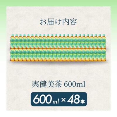 爽健美茶 600mlPET48本セット[014-058]