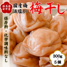 減塩梅干し 300g&times;5パック