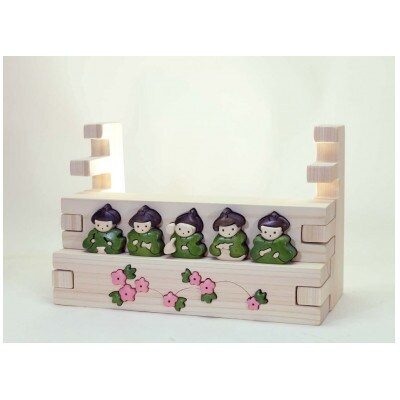 木工パズル おひなさま三段飾り(五人囃子)知育玩具 | 大阪府河内長野市