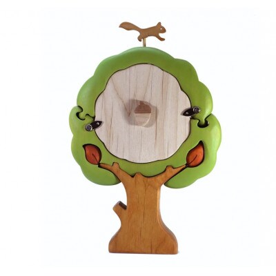 木の時計 プレゼントに 知育玩具