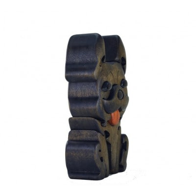 フレンチブルドック(ブリンドル)　知育玩具 木製パズル