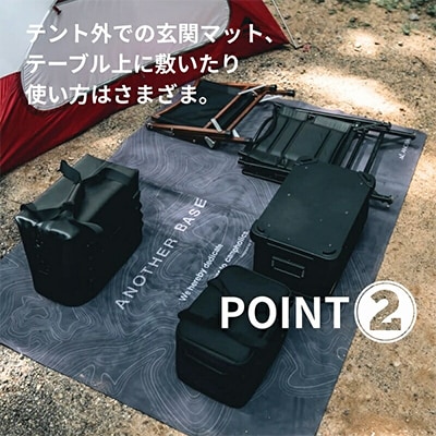 ANOBA ユーティリティラグ ラバーマット 1900 トポグラフィー