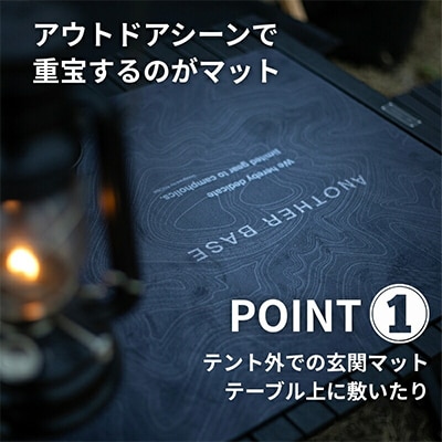 ANOBA ユーティリティラグ ラバーマット700 トポグラフィー