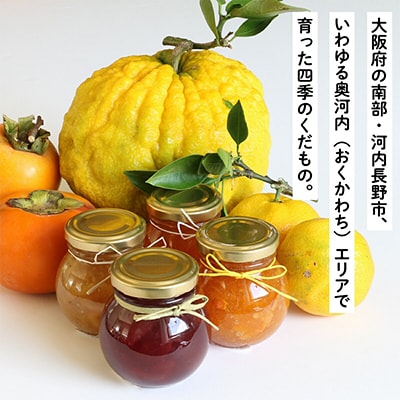 奥河内の旬のコンフィチュール詰め合わせ
