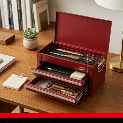 TONE トネ ミニツールチェスト ( L-BXM220R ) レッド