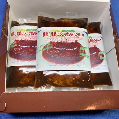 極旨!生姜にんにく煮込みハンバーグ(180g)5個セット