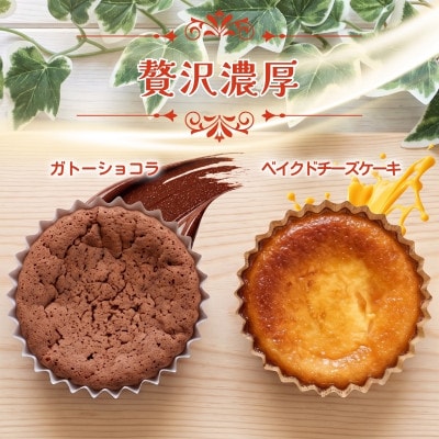 ベイクドチーズケーキ4個 ガトーショコラ4個 計8個 焼き菓子詰め合わせ