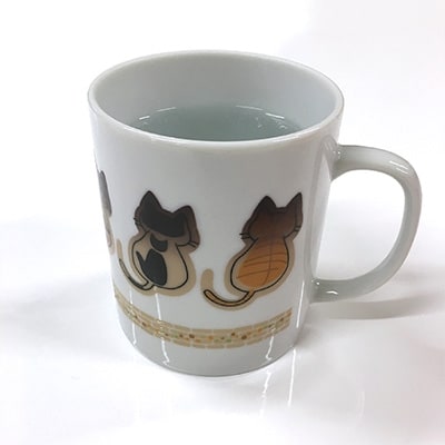 ねこ柄マグ2種&ねこ耳カトラリーSETSV2個