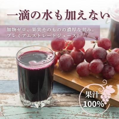 ぶどうジュース 100% G20大阪サミット提供 中村オリジナルぶどう園 砂糖不使用 無添加 無加水