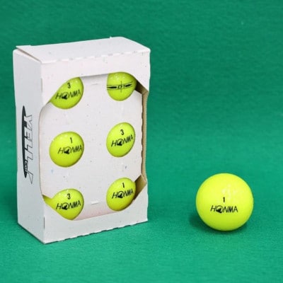 ロストボール 6個×6箱 36球 HONMA D1 シリーズ イエロー 洗浄選別済 中古ゴルフボール