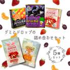 グミとドロップの詰め合わせセット(5種類)各1個