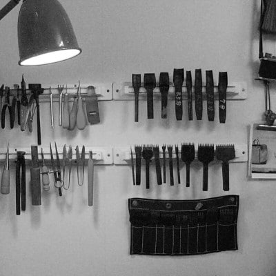 ステンレスボトル+本革のボトルカバーセット ブラック  国産レザー Teha’amana