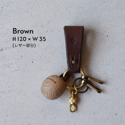 CC Key Holder キーホルダー ブラウン Teha’amana