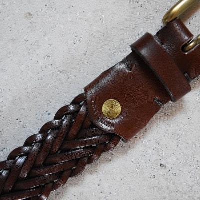 Mesh Belt 30mm メッシュベルト ダークブラウン ショートサイズ Teha’amana