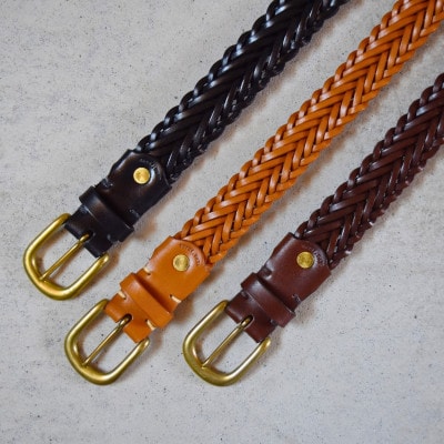 Mesh Belt 30mm メッシュベルト キャメル ショートサイズ Teha’amana