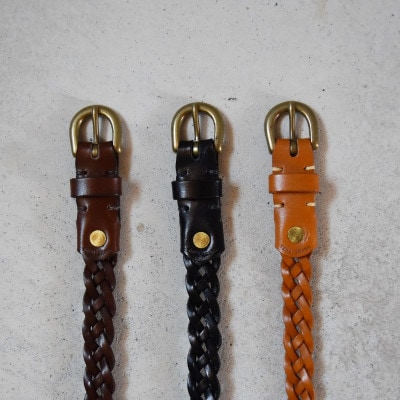 Mesh Belt 20mm メッシュベルト キャメル ロングサイズ Teha’amana