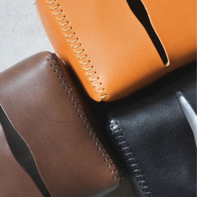 ティッシュボックス キューブ ベーシック ブラック Teha’amana