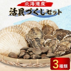 活貝づくしセット(牡蠣Lサイズ12個・貝あさり500g・貝ホタテ5枚)